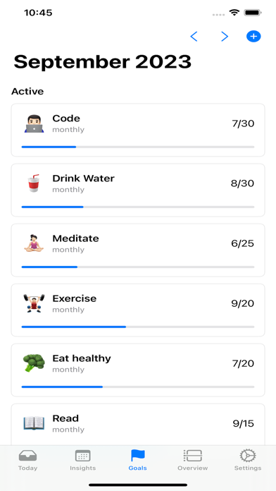HabitPal - Habits simplified Screenshot