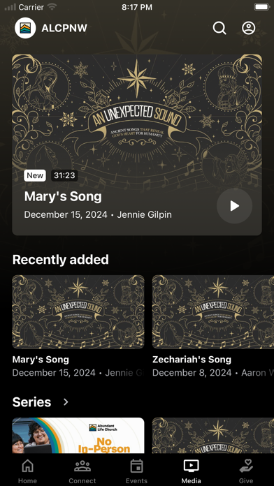 Abundant Life Church App iPhone screenshot 4 - Education app