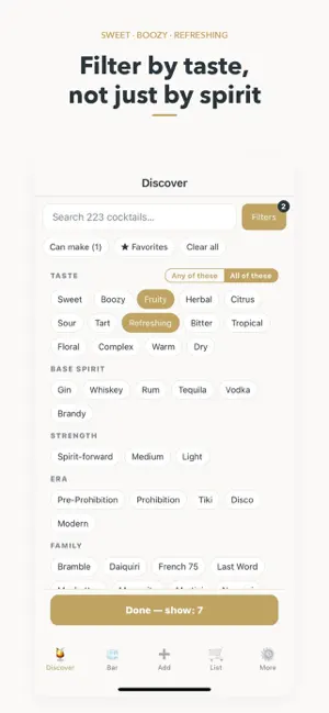 Home Bartender: Cocktails screenshot 1