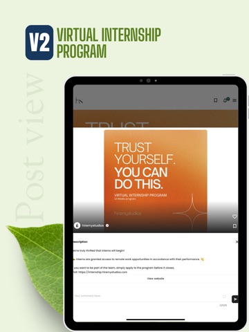 Virtual Internship Program iPad screenshot