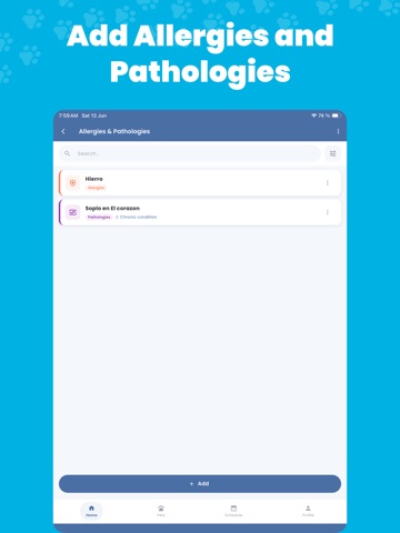 Petic: Pet Health Card iPad screenshot