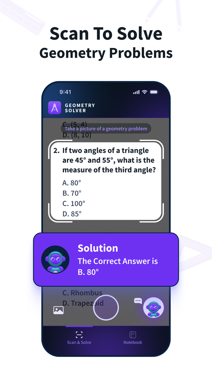 Geometry Solver  Calculator