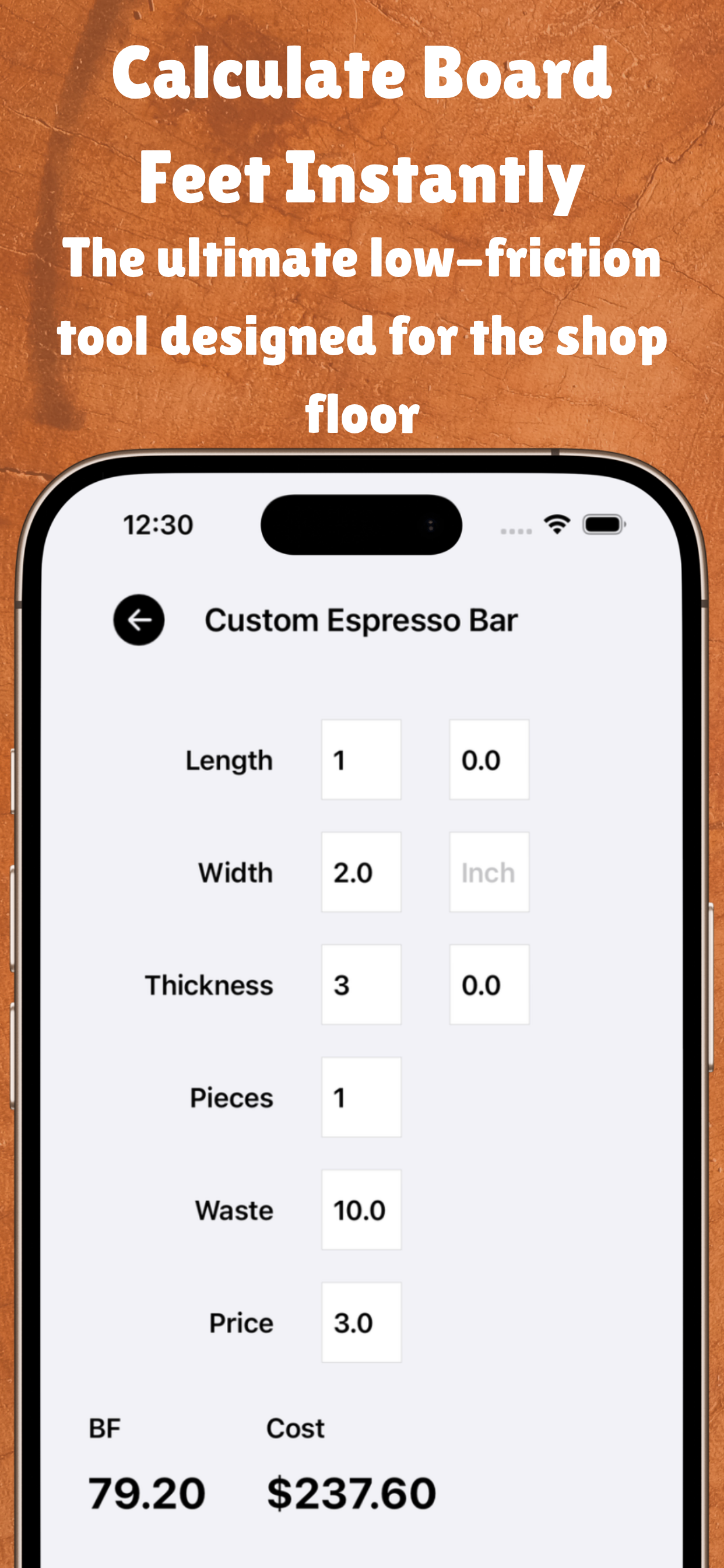 Board Foot: Lumber Calculator screenshot 5