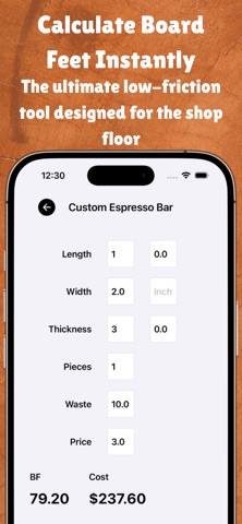 Board Foot: Lumber Calculator screenshot