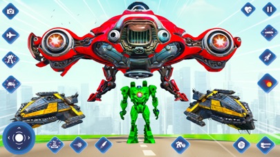 Jet Transform Robot Car Games Screenshot