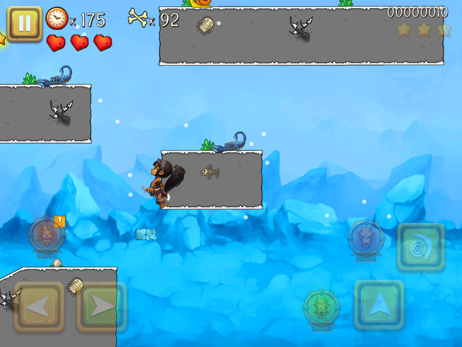 #9. Super Tribe Boy: Dino Run (iOS) Podle: Paulo Ricardo Oliveira de Paula