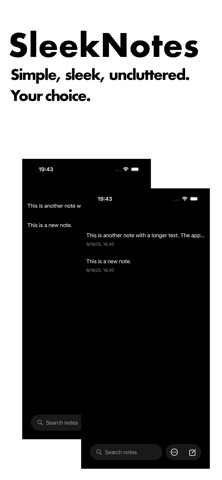 Auer Sleek Notes Screenshot 1 of 3