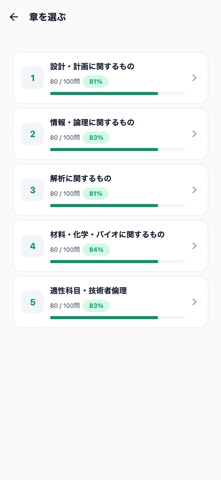 技術士一次試験対策 iPhone screenshot