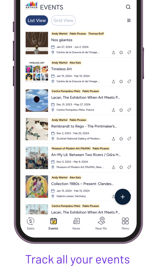 #5. Arthur Analytics (iOS) 由: Arthur Analytics LLC