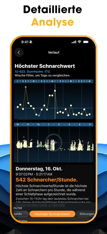 AutoSnore: Schnarch-Rekorder screenshot 8 of 9