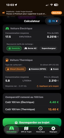 Coût Trajet Screenshot 2 of 9