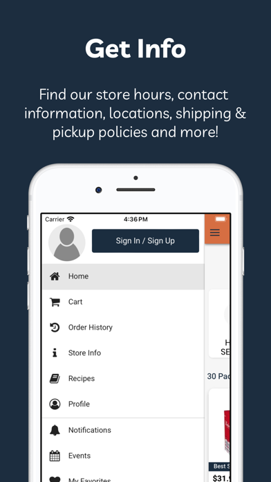 Franklin Beverage iPhone screenshot 2 - Shopping app