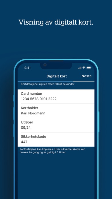 Handelsbanken NO Business Card Screenshot