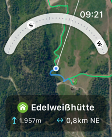 Skiing and Hiking - PeakVisor Screenshot