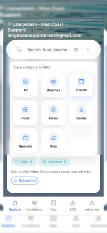 Langebaan App screenshot