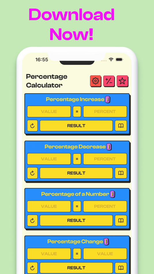#7. Percentage Calculator Neu (iOS) Podle: Yasin Konukoglu