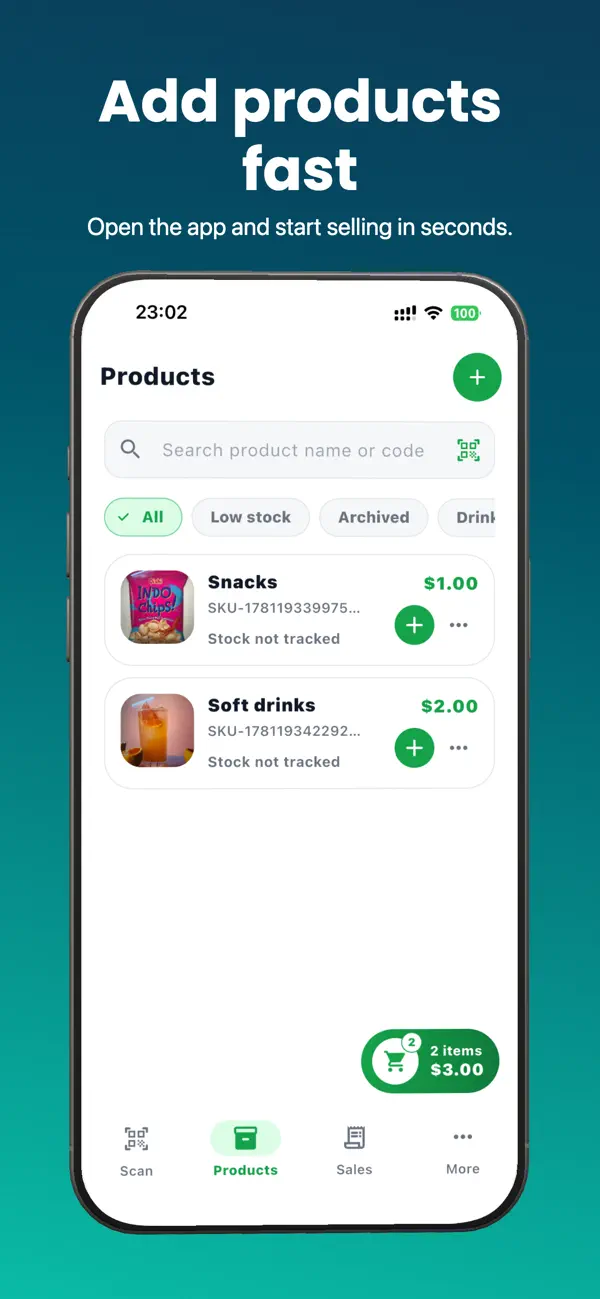 Screenshot #2 pour TinyPOS: Mobile POS