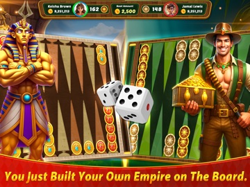 Backgammon Offline Board iPad screenshot