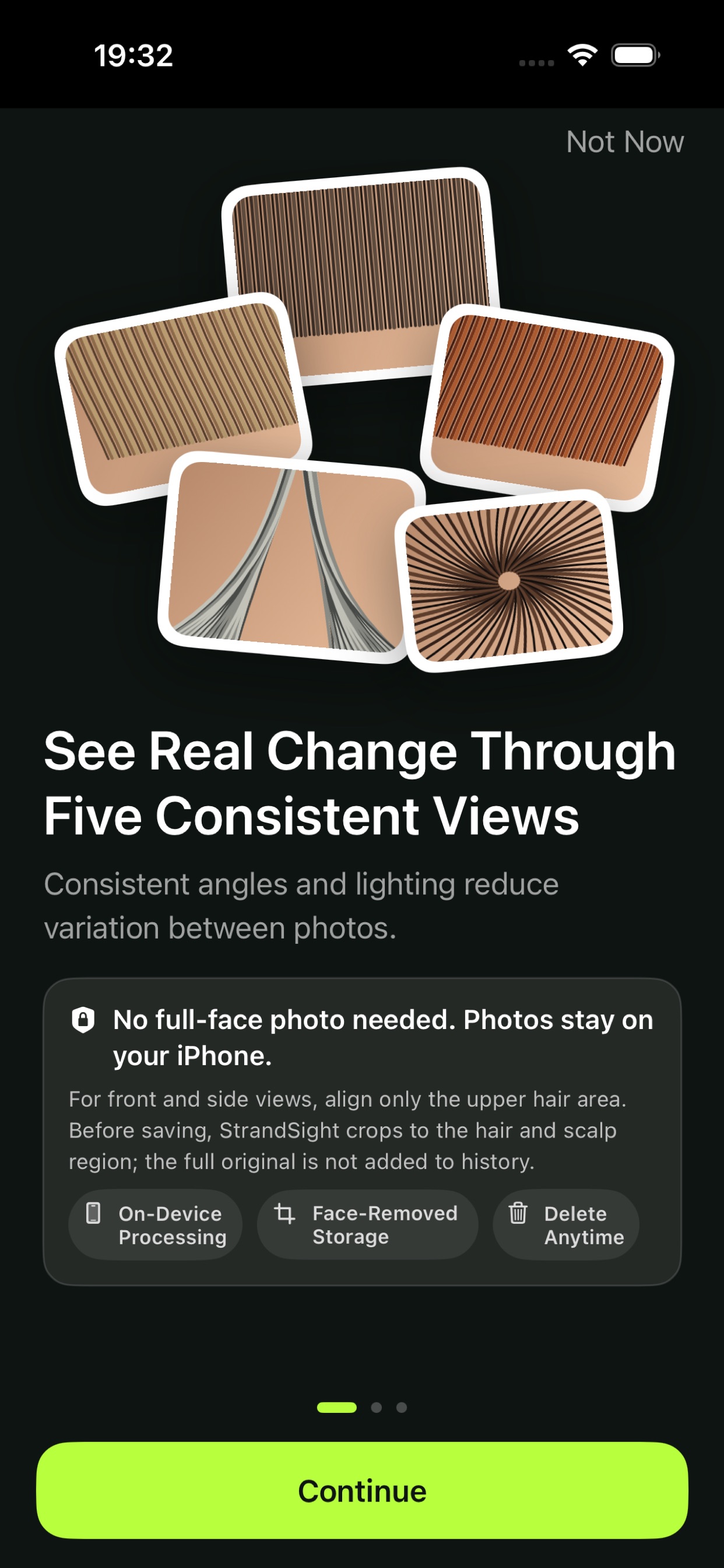Screenshot 1 of StrandSight: Hair Tracker