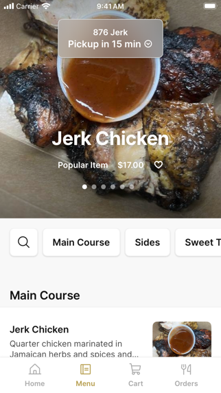 876 Jerk iPhone screenshot 2 - Food & Drink app