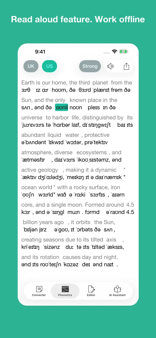 Screenshot #3 pour English to Phonetics Converter