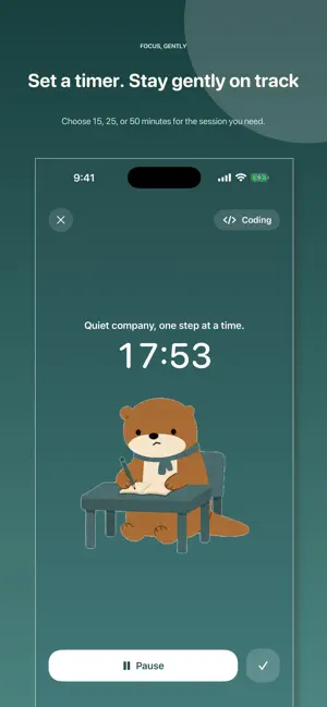 Ollie Timer: Cozy Focus Timer screenshot 2