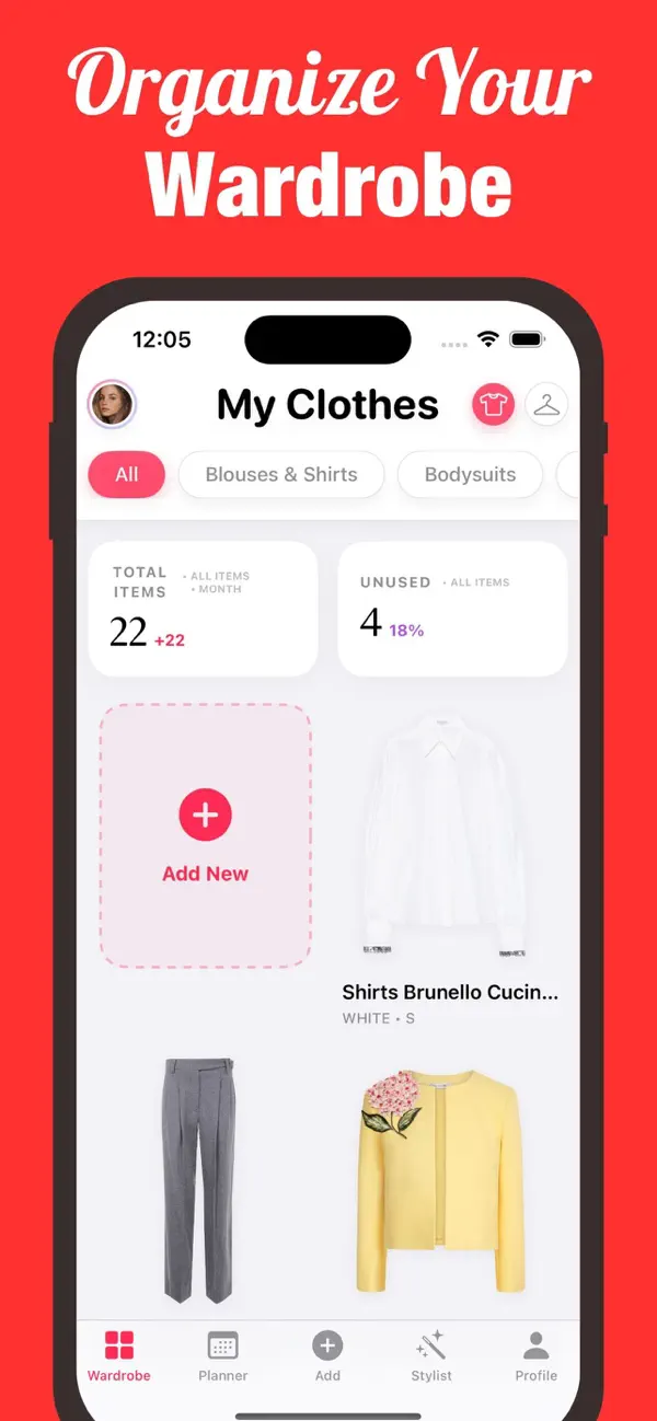 Screenshot #2 pour Closet organizer: Daily look