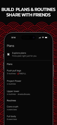 FIREFUL: Workout Log & Tracker Screenshot 7 of 10