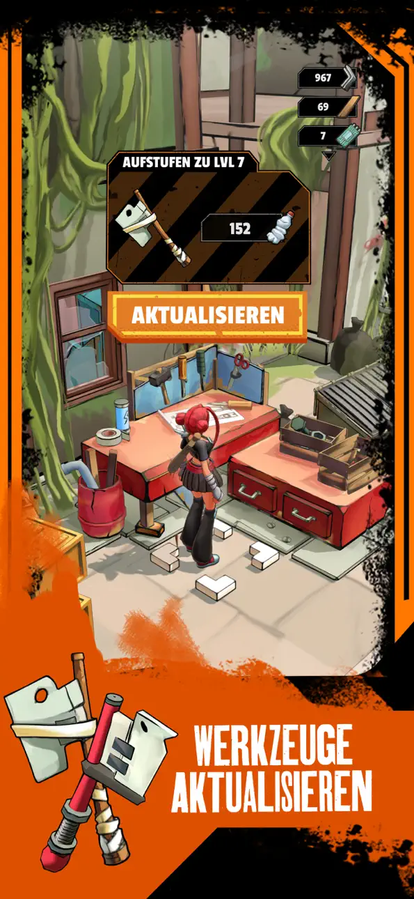 Zombiepunk: Fight & Survive iOS Mod IPA screenshot 5 - iOS game interface