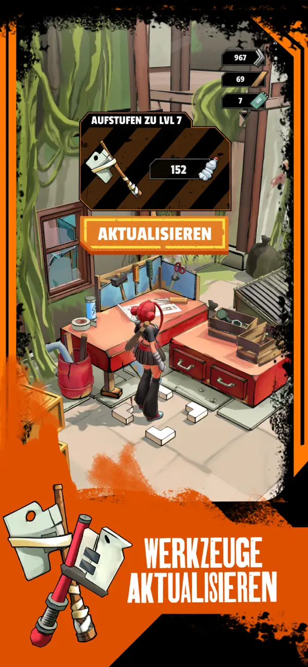 Zombiepunk: Fight & Survive iOS Mod IPA screenshot 5 - iOS game interface