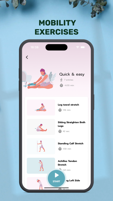 Stretch Zone at Home: TouchToe Screenshot