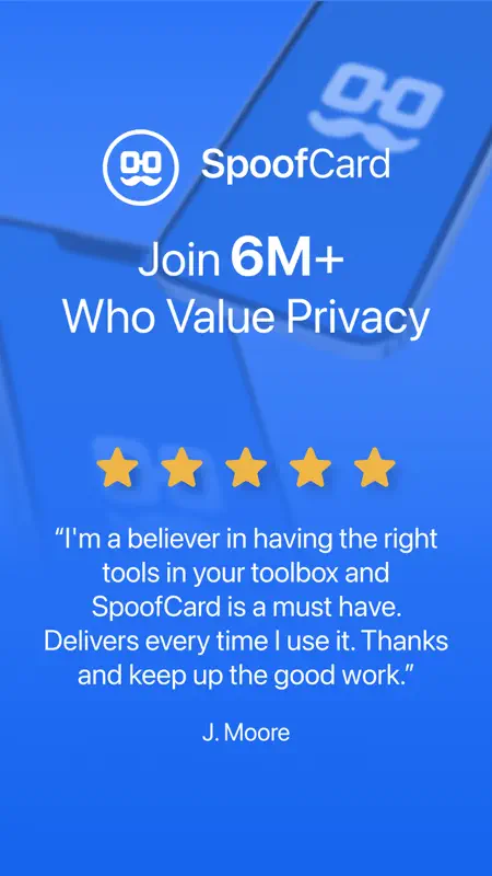 SpoofCard - Privacy Protected screenshot 1 of 9