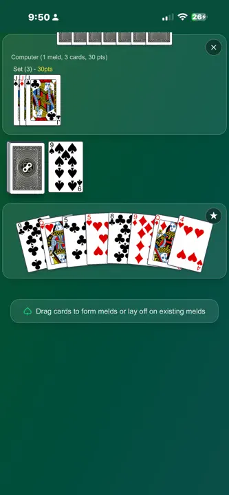 Rummy 500 Challenge screenshot 2