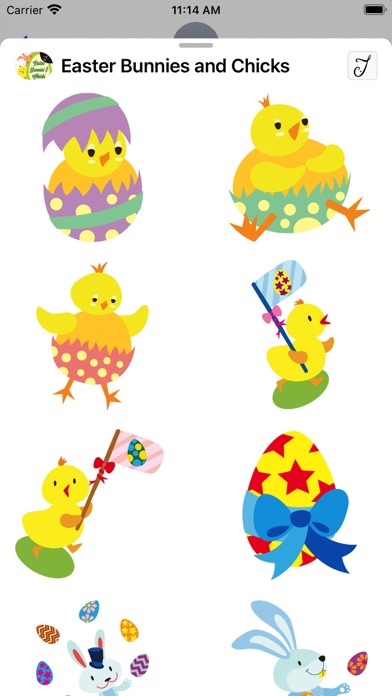 Easter Bunnies and Chicks Screenshot
