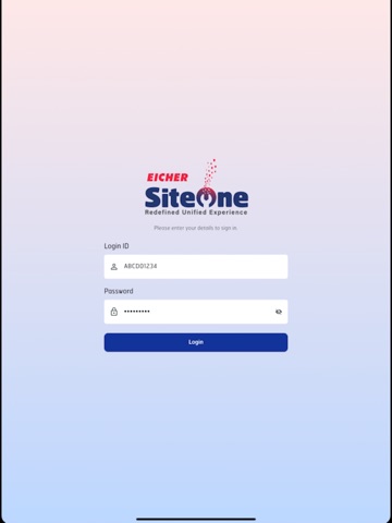 Eicher SiteOne iPad screenshot