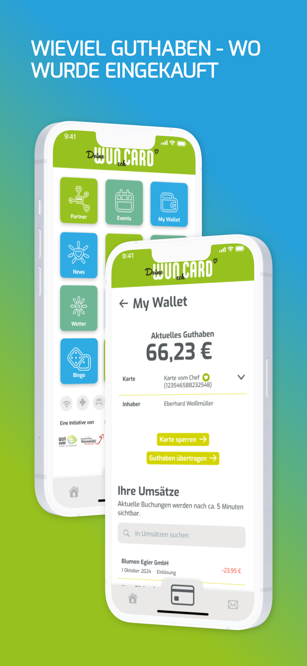 WunCARD & App für Wunsiedel