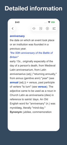 Vocabulary for IELTS, TOEFL screenshot