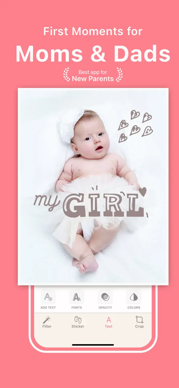 Screenshot #1 pour Baby Art: Baby Photo Editor