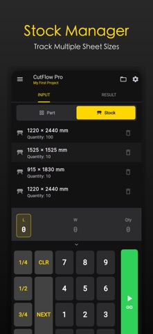 CutFlow Pro - Cut Optimizer Screenshot 2 of 5