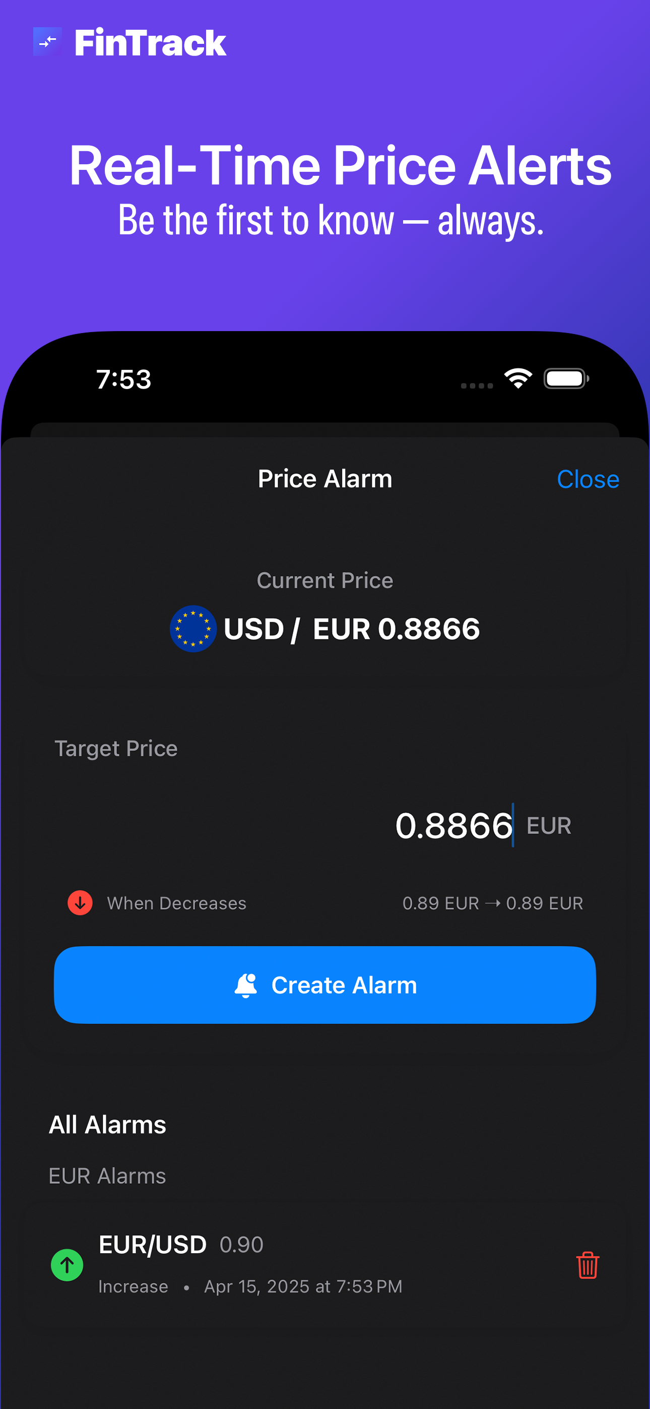 FinTrack: Currency Converter