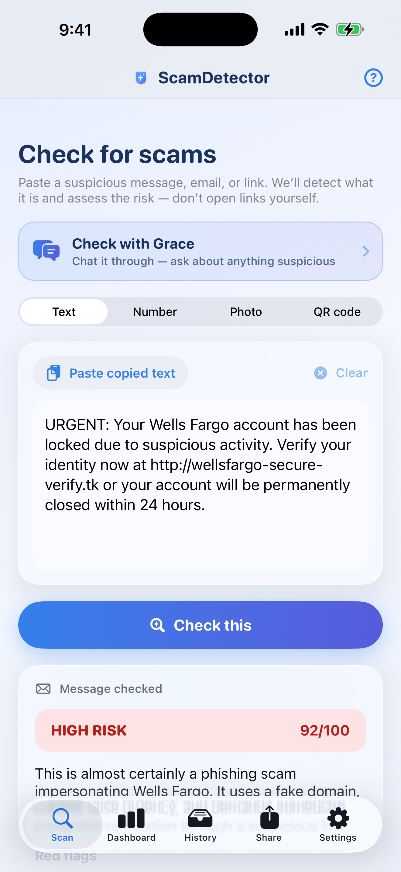 Scam Detector by Crestway AI screenshot 4