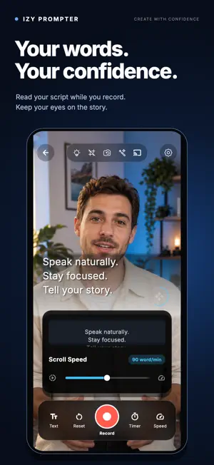 IZY prompter screenshot 1