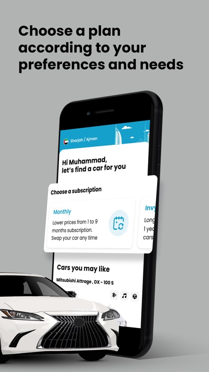 invygo car rental & subscribe