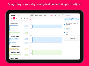Eventual Calendar iPad screenshot