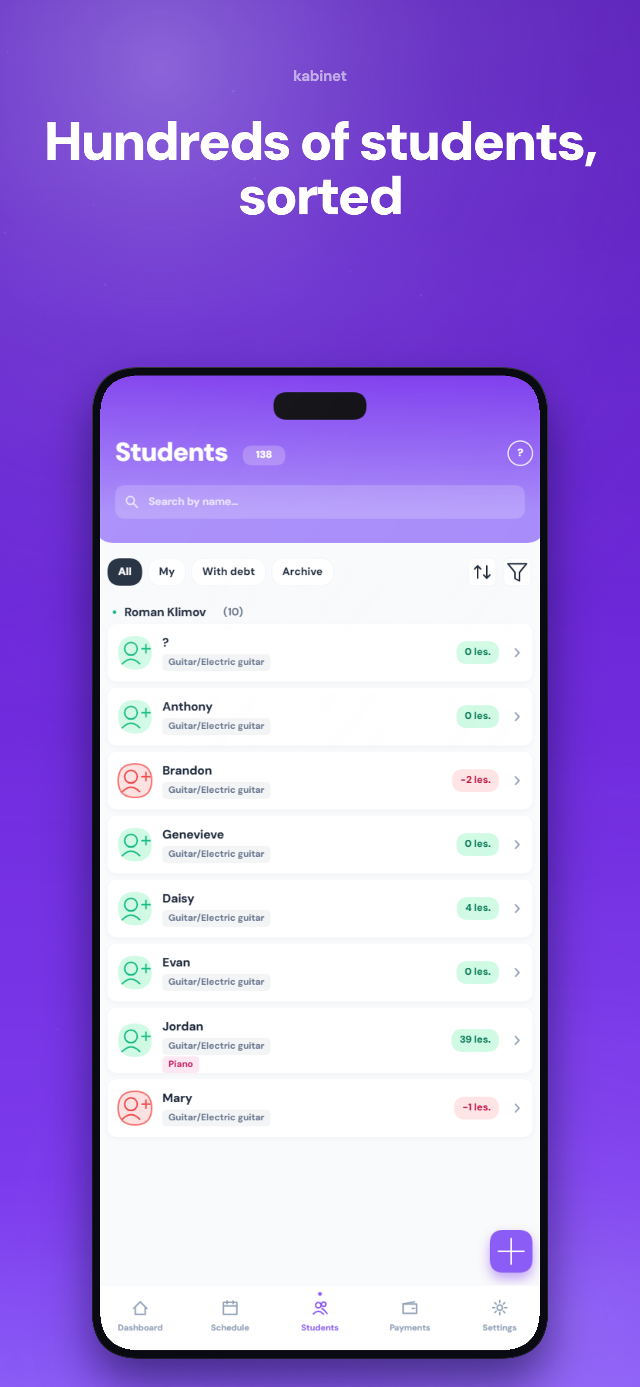 Kabinet — Lesson Scheduler screenshot 7