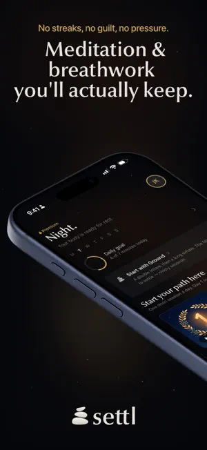 Settl: Meditation & Breathwork screenshot 1