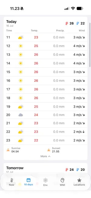 WeatherBlend screenshot 3