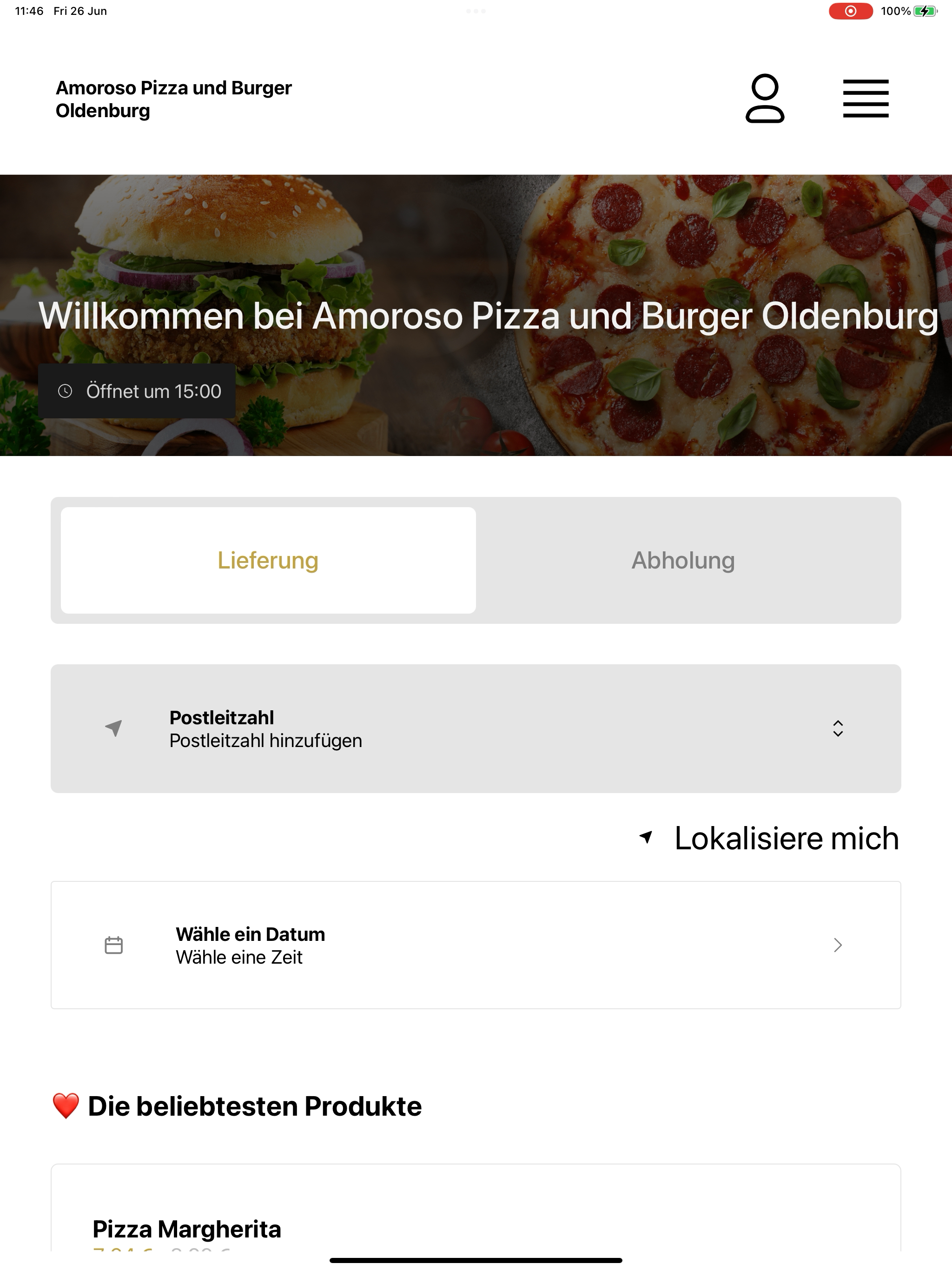 Amoroso Pizza und Burger screenshot 10