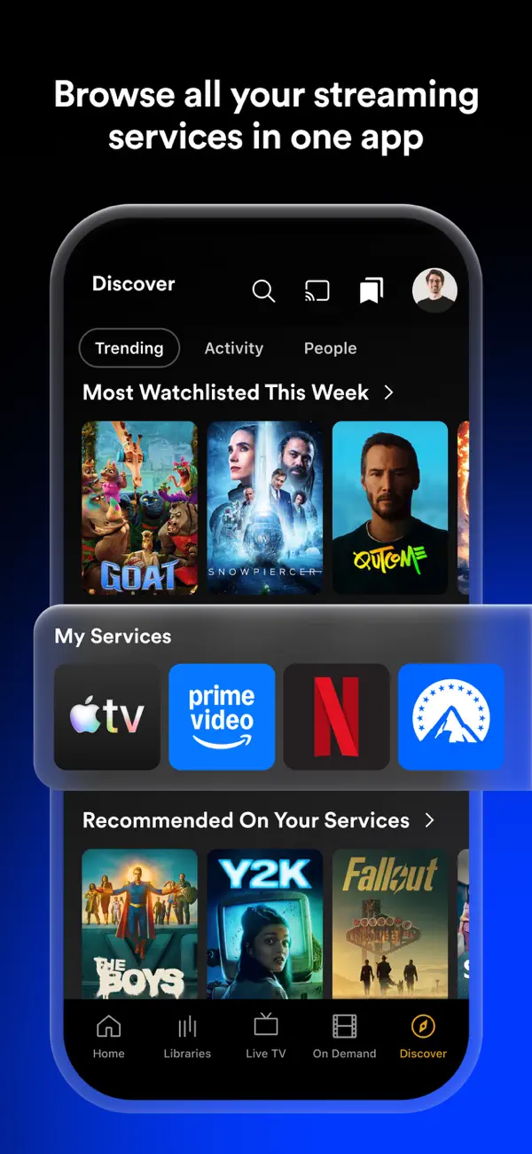 Screenshot #2 pour Plex: Films, TV, musique