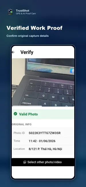 TrustShot: GPS Timestamp Cam screenshot 3